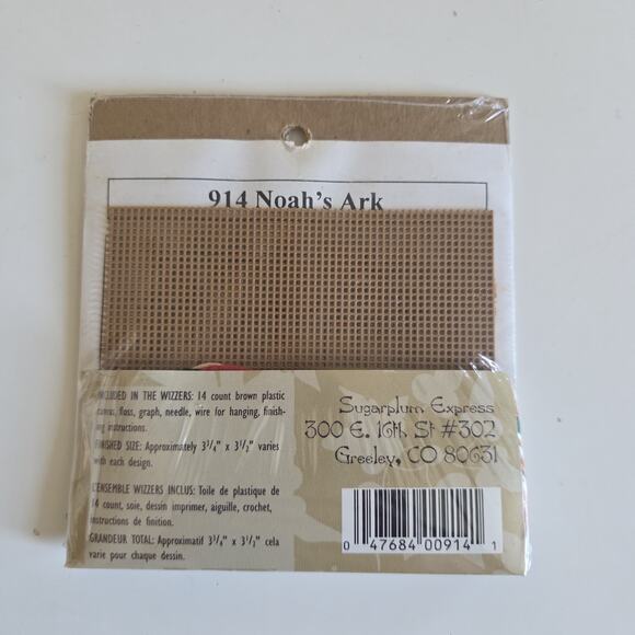 Vintage Cross Stitch Lot Of 4 Noahs Ark Angel Beach Mixed Brand - Picture 9 of 9